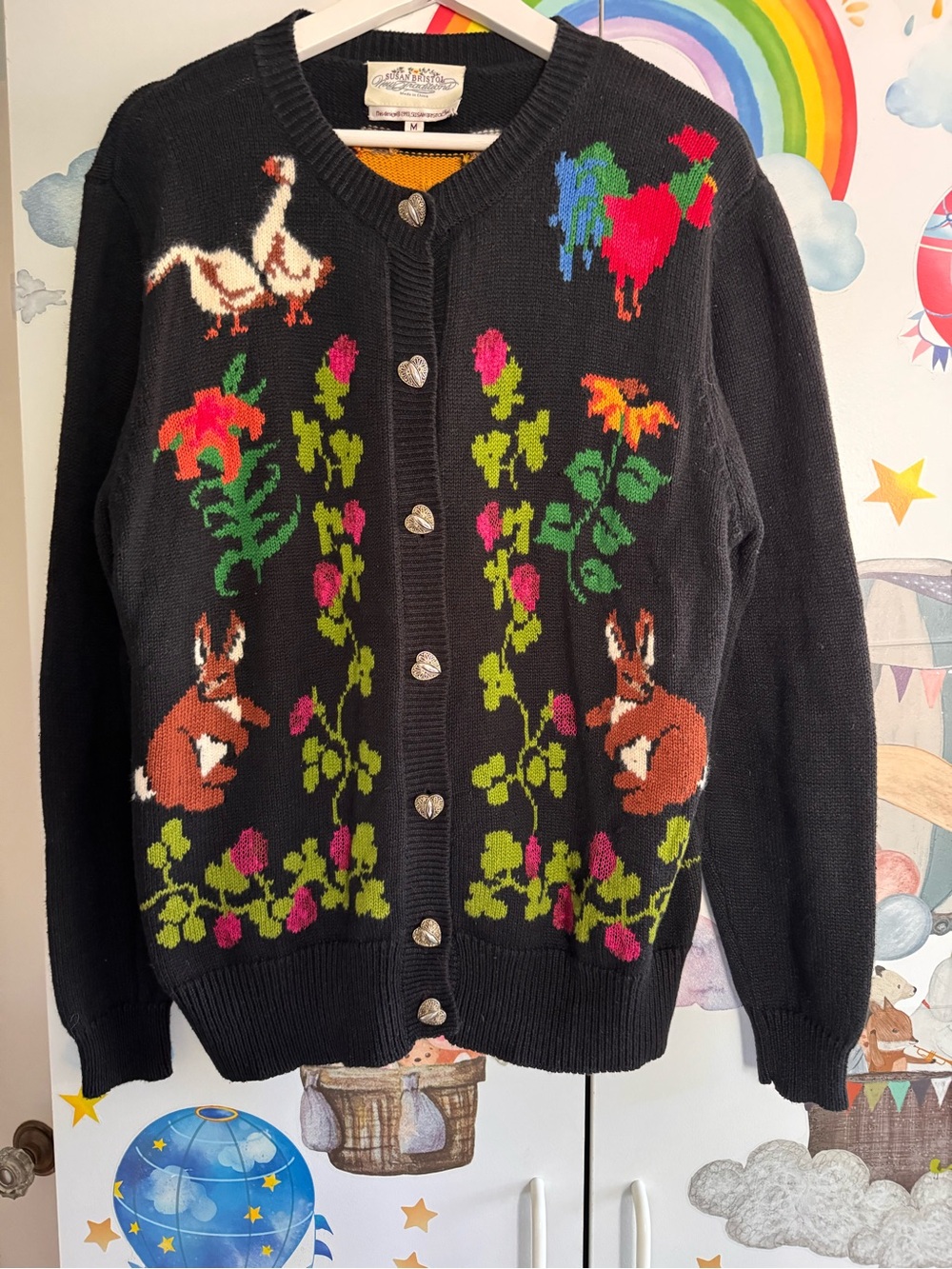 Susan Bristol vintage cardigan Amazing!!🤩 medium - Picture 3 of 12